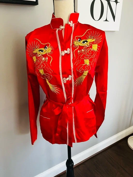 Vintage Embroidered Pajama Set - Picture 3 of 14